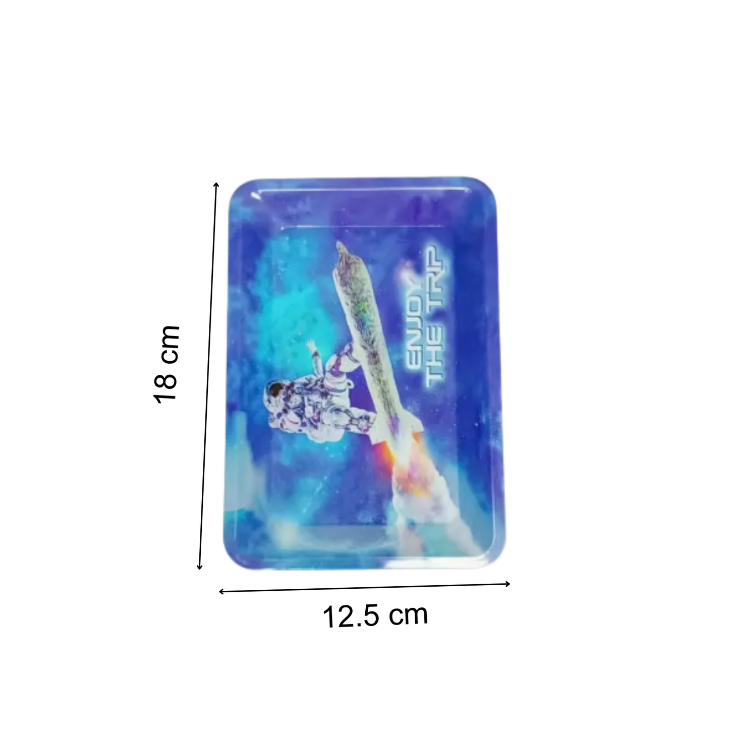 Astronaut Rolling Tray „Enjoy the Trip“