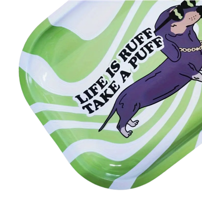 Rolling Tray mit Dackel-Print