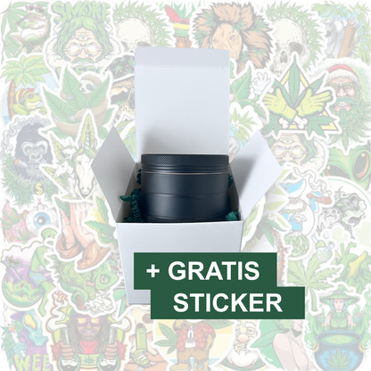 PMW Gummibeschichteter Grinder – 4-teilig | Ø63 mm