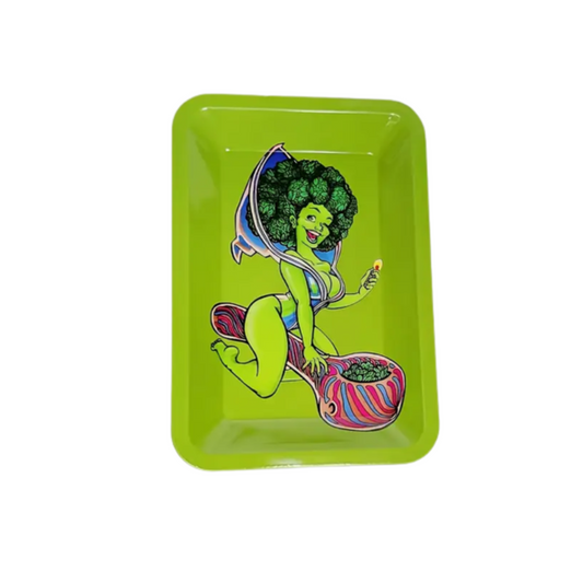 Comic-Tray mit Green-Lady