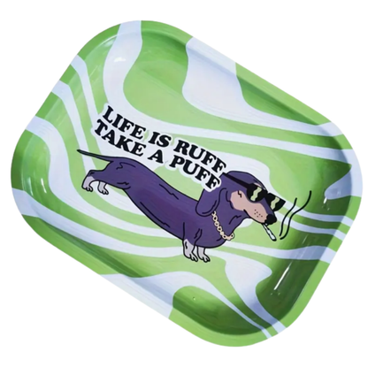 Rolling Tray mit Dackel-Print