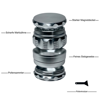 PMW Audio Design Grinder – 4-teilig | Ø55 mm