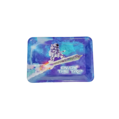 Astronaut Rolling Tray „Enjoy the Trip“